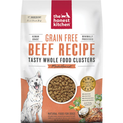The Honest Kitchen, Grain Free Whole Food Clusters - Beef