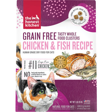 The Honest Kitchen, Grain Free Whole Food Clusters, Chicken & Fish Recipe