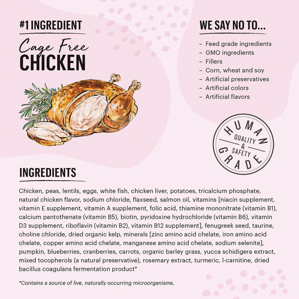 View larger image of The Honest Kitchen, Grain Free Whole Food Clusters, Chicken & Fish Recipe
