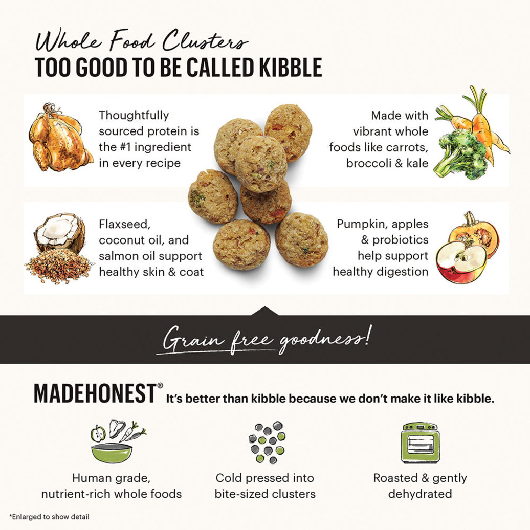 View larger image of The Honest Kitchen, Grain Free Whole Food Clusters - Chicken