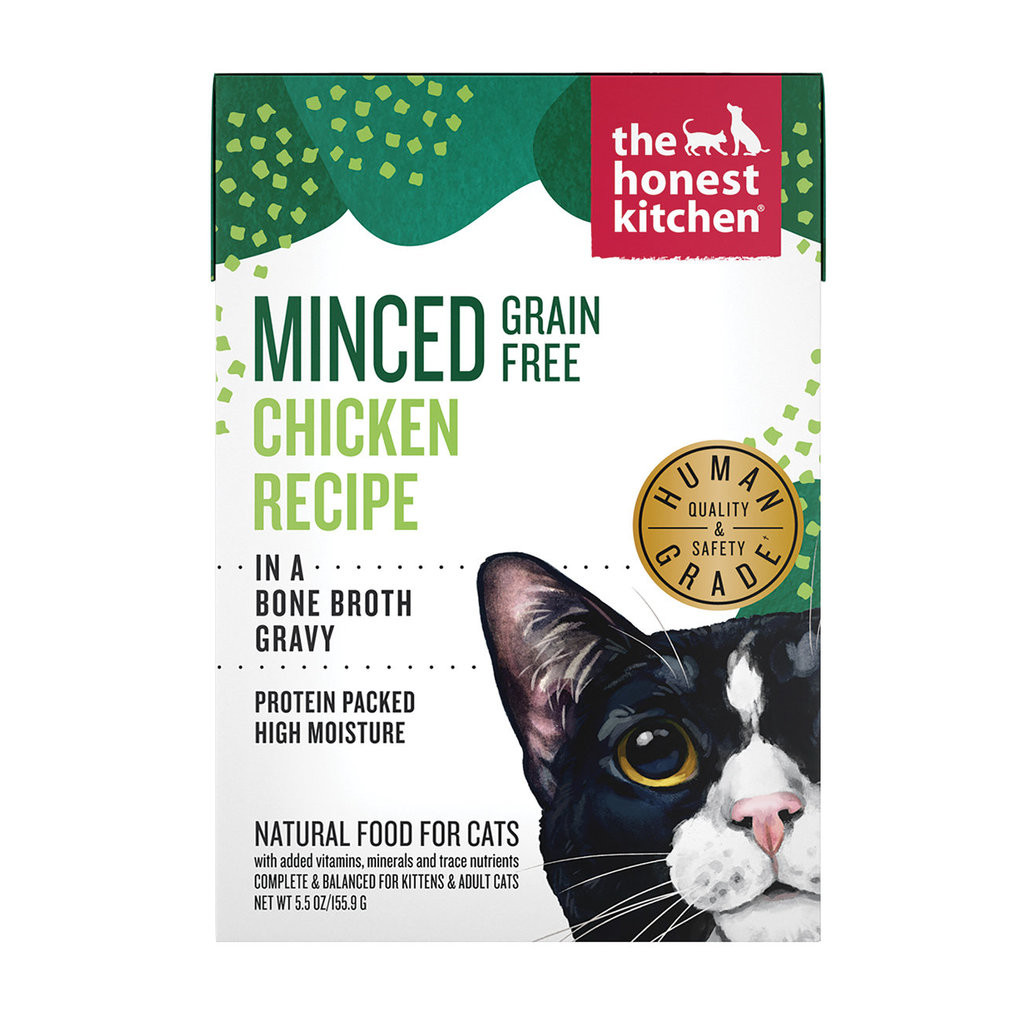 View larger image of The Honest Kitchen, Minced Chicken in Bone Broth Gravy - Wet Cat Food