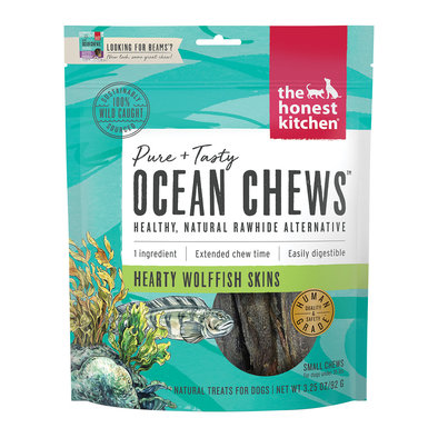 The Honest Kitchen, Ocean Chews -  Wolffish Skins