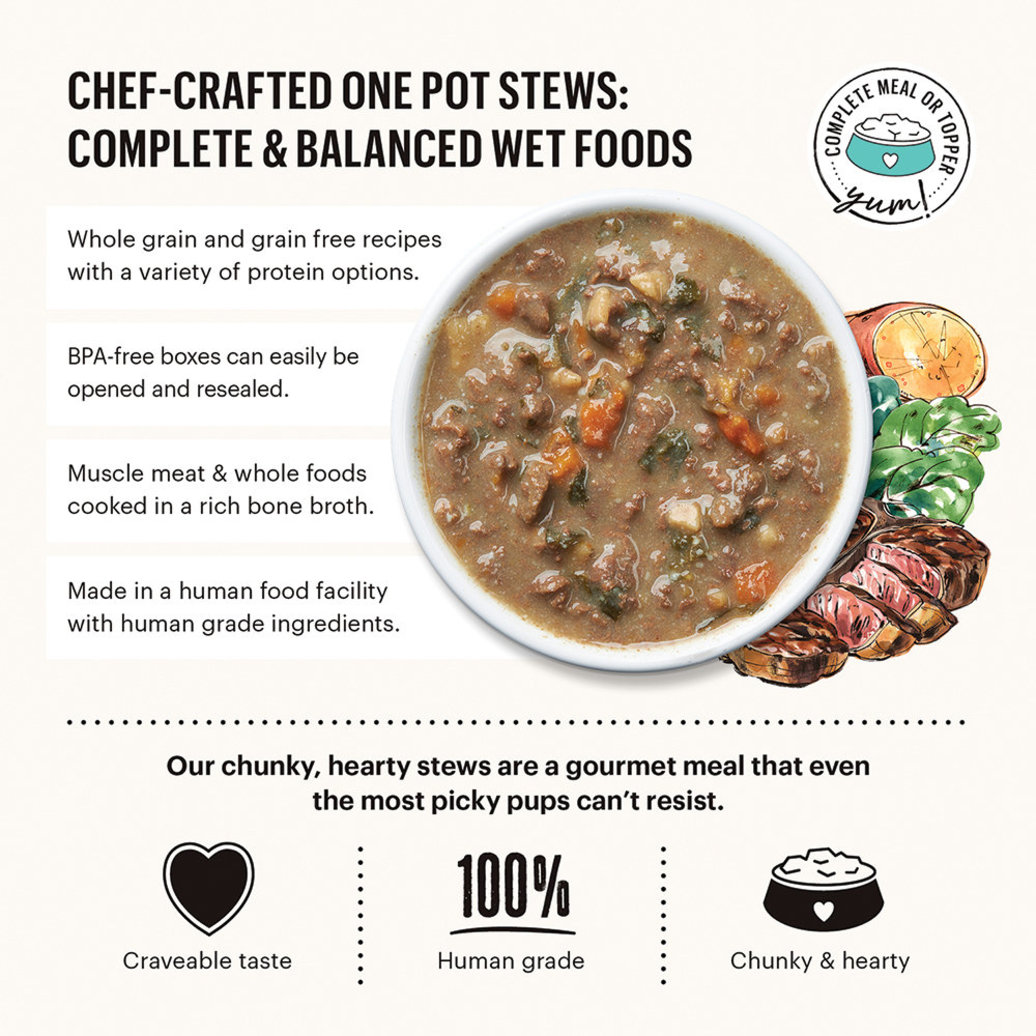 View larger image of The Honest Kitchen, One Pot Stew, Salmon & Chicken - Wet Dog Food