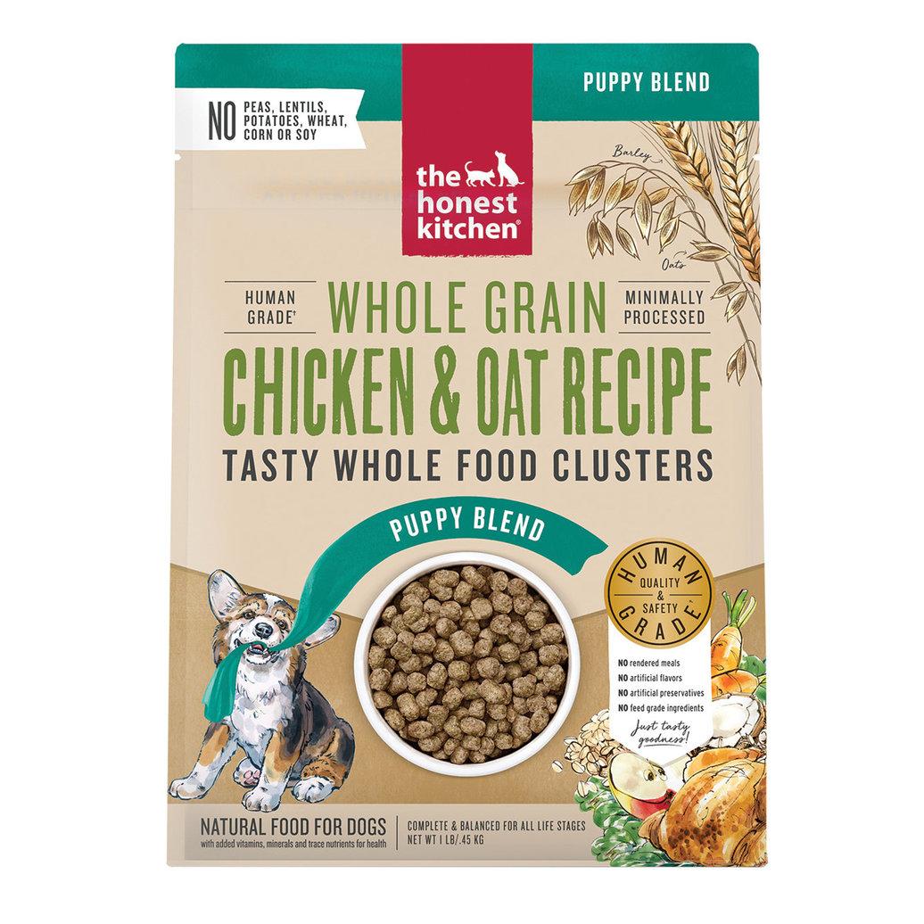 View larger image of The Honest Kitchen, Puppy, Whole Food Clusters, Whole Grain Chicken & Oat Recipe
