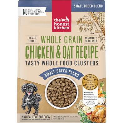 The Honest Kitchen, Small Breed, Whole Food Clusters, Whole Grain Chicken & Oat Recipe