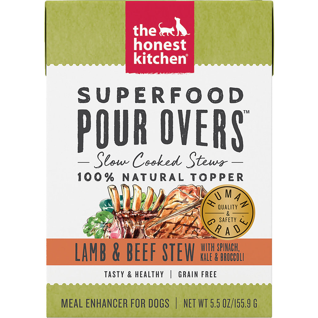 View larger image of The Honest Kitchen, Superfood Pour Overs, Lamb & Beef Stew - Wet Dog Food