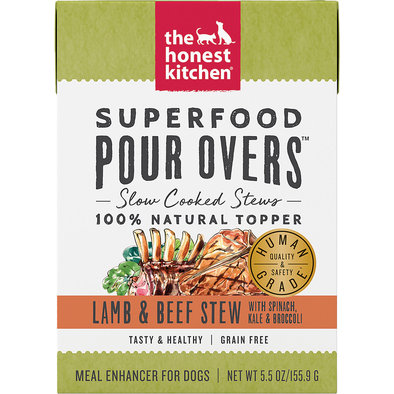 The Honest Kitchen, Superfood Pour Overs, Lamb & Beef Stew - Wet Dog Food
