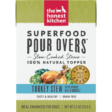 The Honest Kitchen, Superfood Pour Overs, Turkey with Spinach - Wet Dog Food