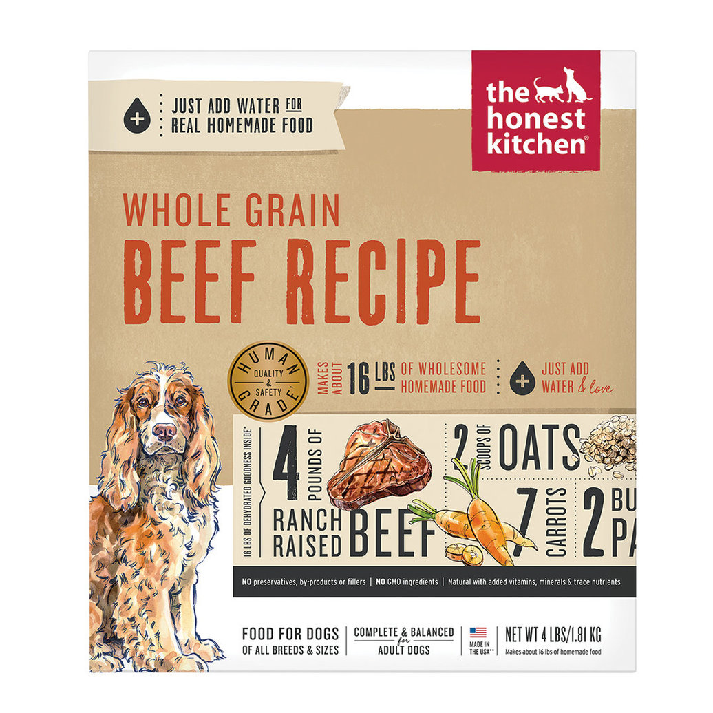 View larger image of The Honest Kitchen, Whole Grain Beef Recipe
