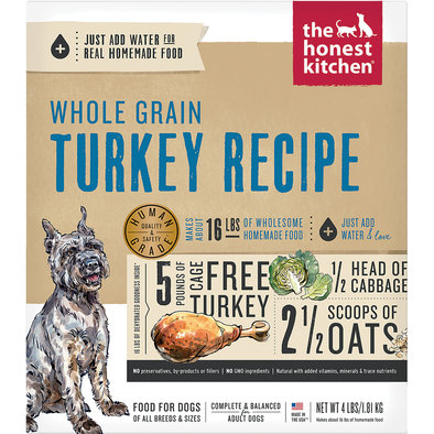 The Honest Kitchen,Whole Grain Turkey Recipe