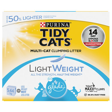 LightWeight with Glade Clumping Cat Litter