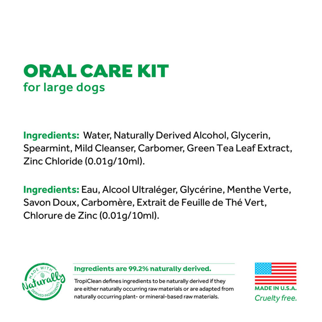 View larger image of Tropiclean, Dental Oral Care Kit