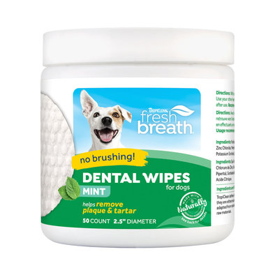 Dental Wipes for Dogs - 50 ct
