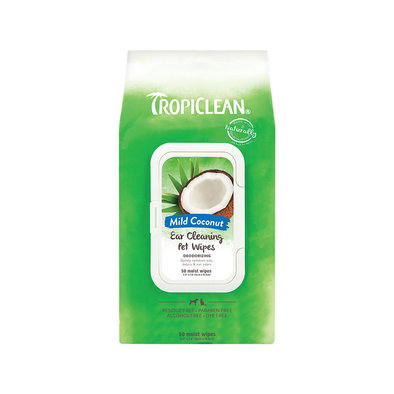 Tropiclean, Ear Cleaning Wipes - 50 ct