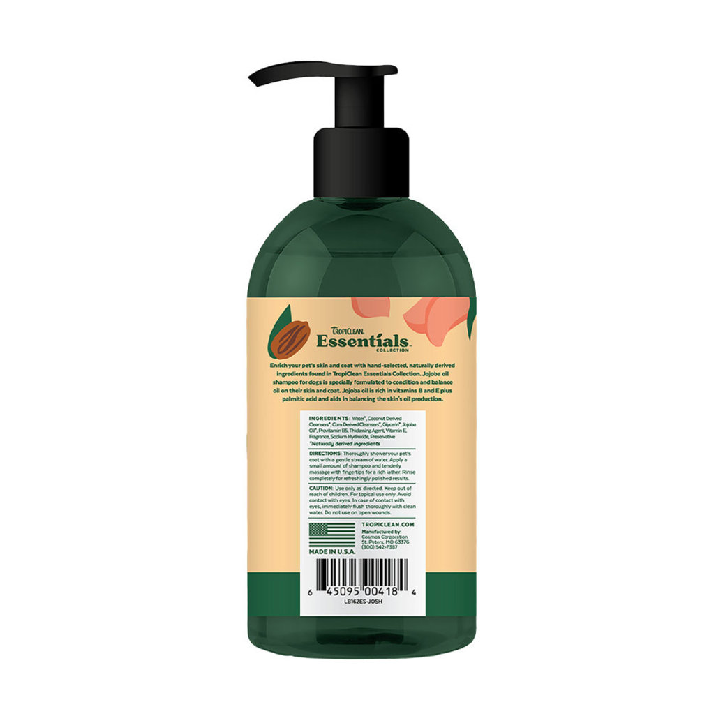 View larger image of TropiClean, Essentials Jojoba Oil Shampoo - 16 fl oz