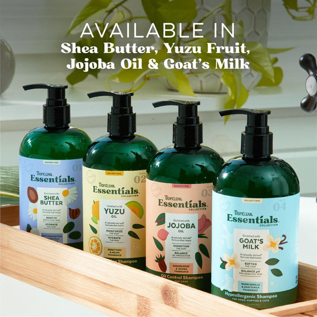 View larger image of TropiClean, Essentials Jojoba Oil Shampoo - 16 fl oz