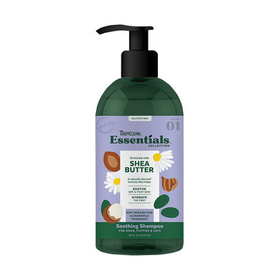 TropiClean, Essentials Shea Butter Shampoo - 16 fl oz