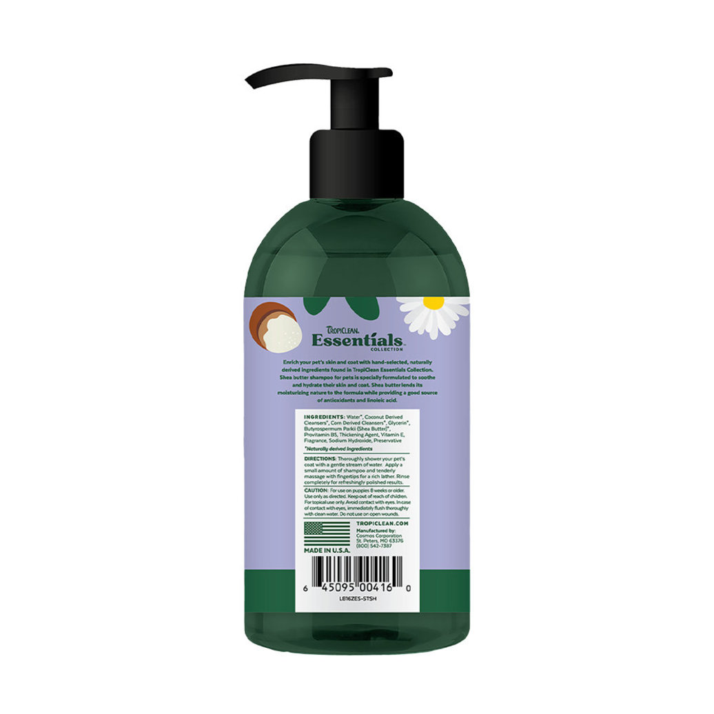 View larger image of TropiClean, Essentials Shea Butter Shampoo - 16 fl oz