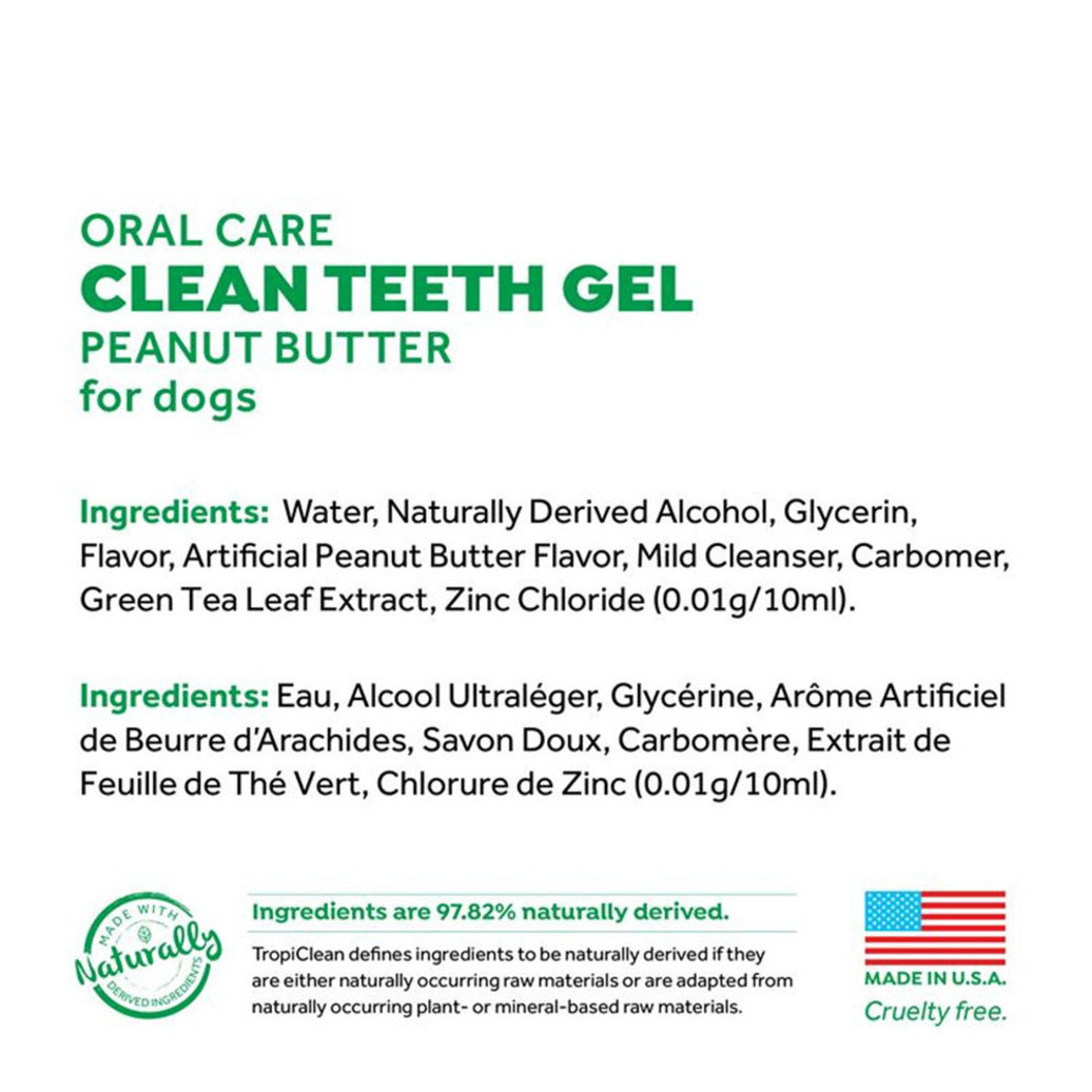 View larger image of Tropiclean, Fresh Breath Oral Care Gel - Peanut Butter - 2 oz
