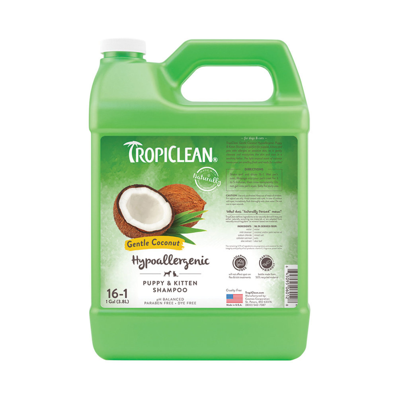 Tropiclean gentle store coconut puppy shampoo