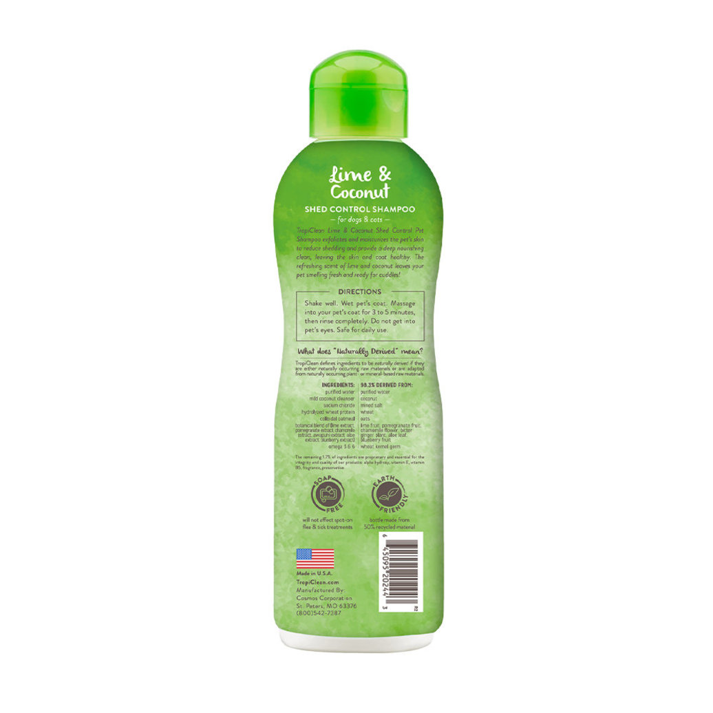 View larger image of Tropiclean, Lime & Coconut Shampoo