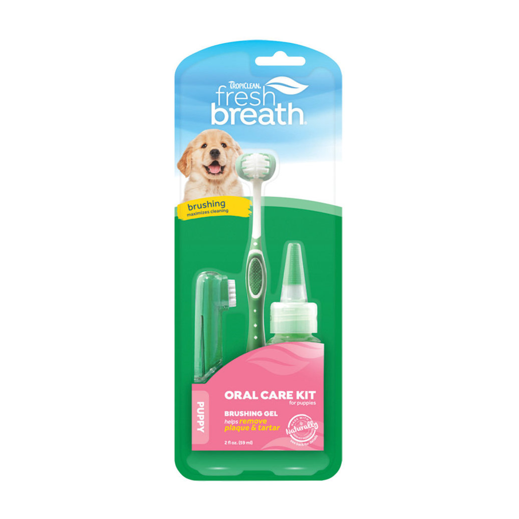 View larger image of Tropiclean, Puppy, Dental Fresh Breath Oral Care Kit - 2 oz