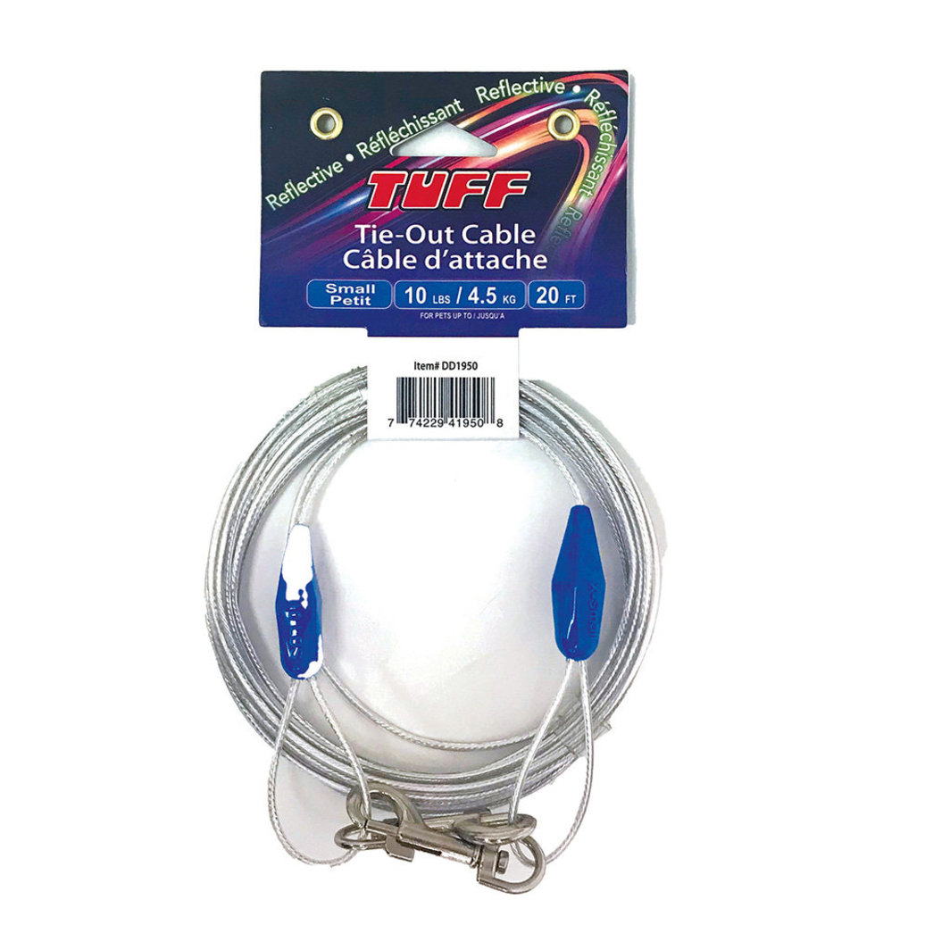 View larger image of TUFF, Reflective Tie-Out Cable - Small - 20'