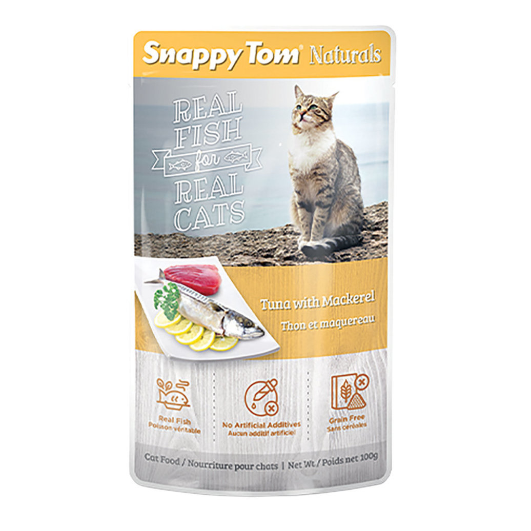 View larger image of Snappy Tom, Pouch, Feline Adult - Tuna with Mackerel - 100 g