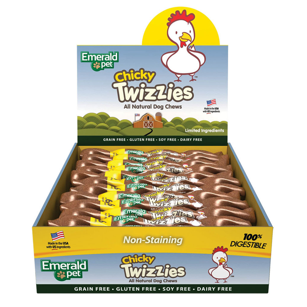 View larger image of Emerald Pet, Twizzies, LID GF Chew - Chicky - 6"