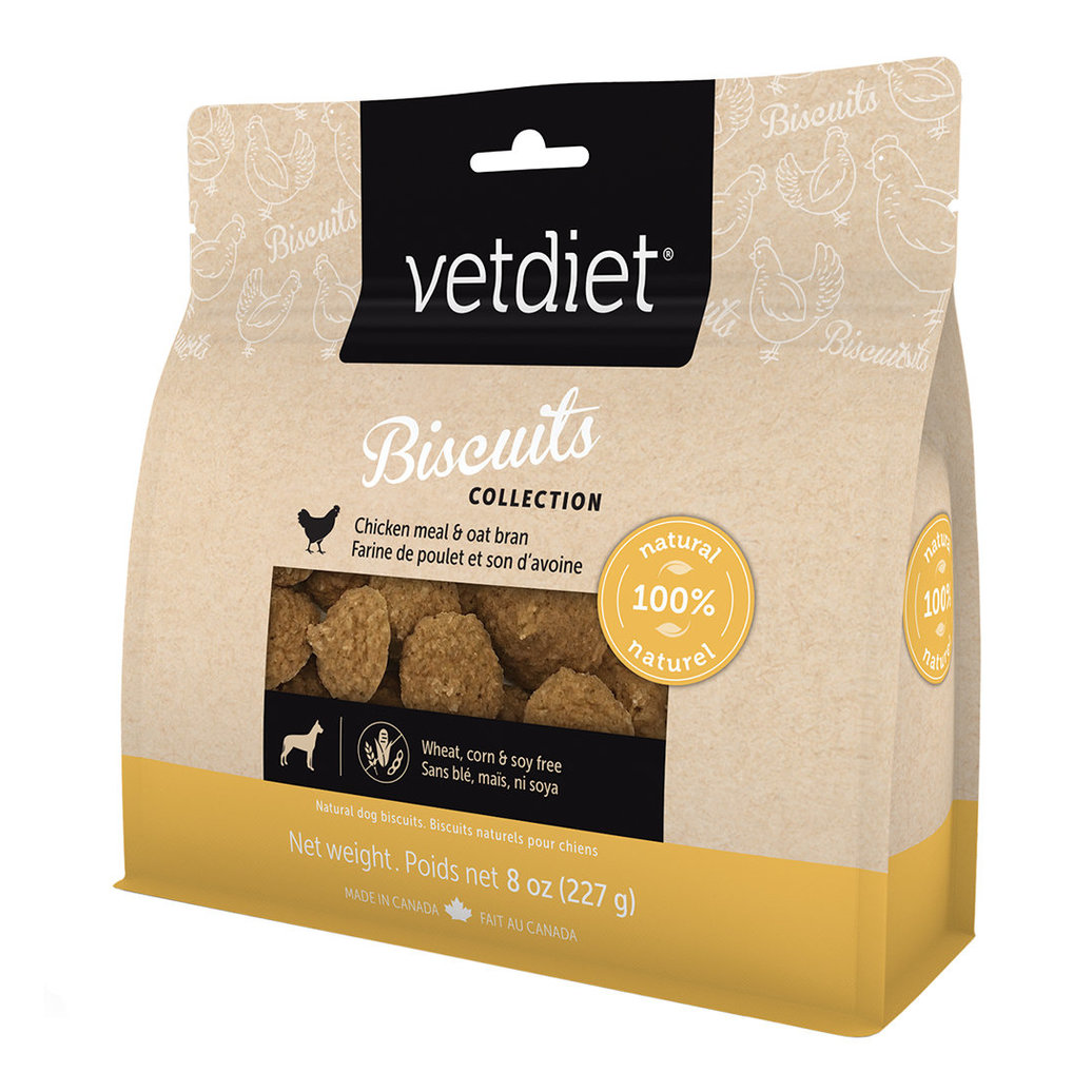 View larger image of Vetdiet, Biscuits Collection - Chicken Meal & Oat Bran - 227 g - Dog Biscuit