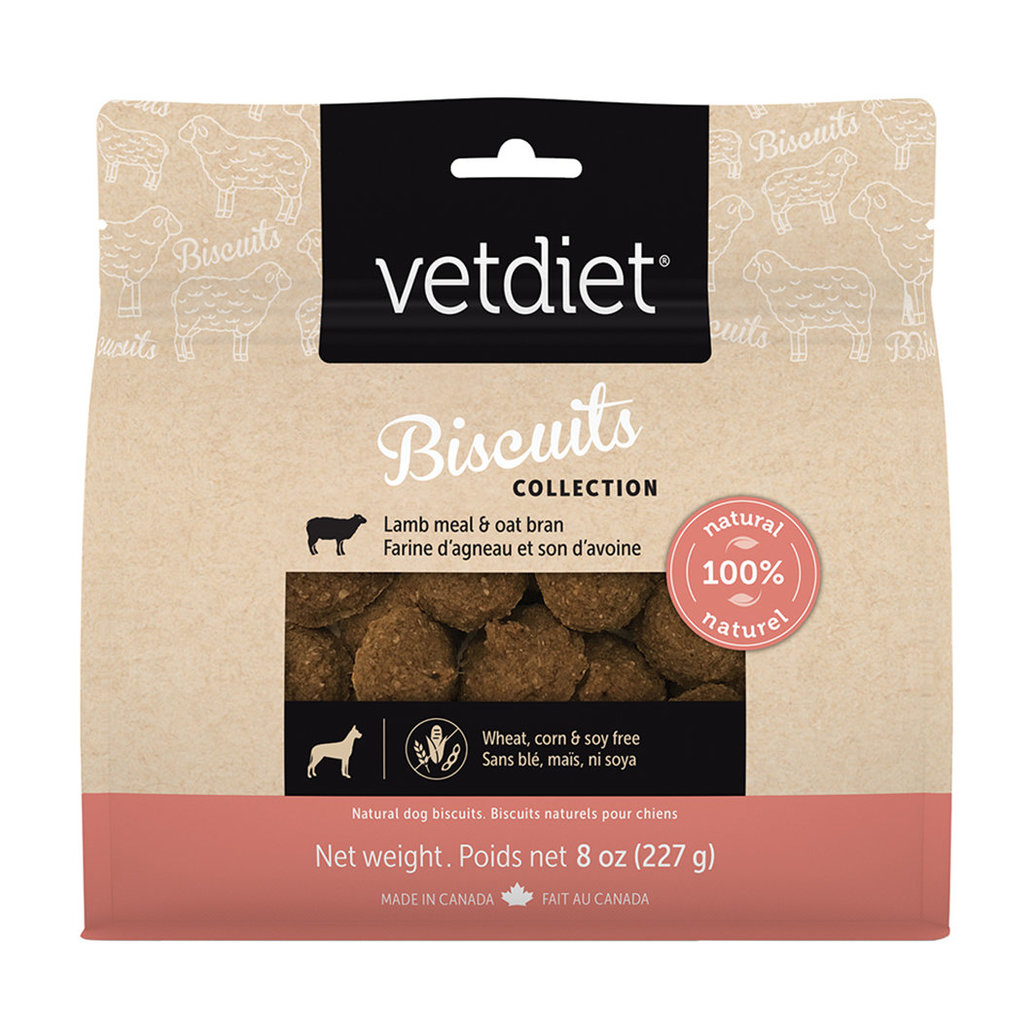 View larger image of Vetdiet, Biscuits Collection - Lamb Meal & Oat Bran - 227 g - Dog Biscuit