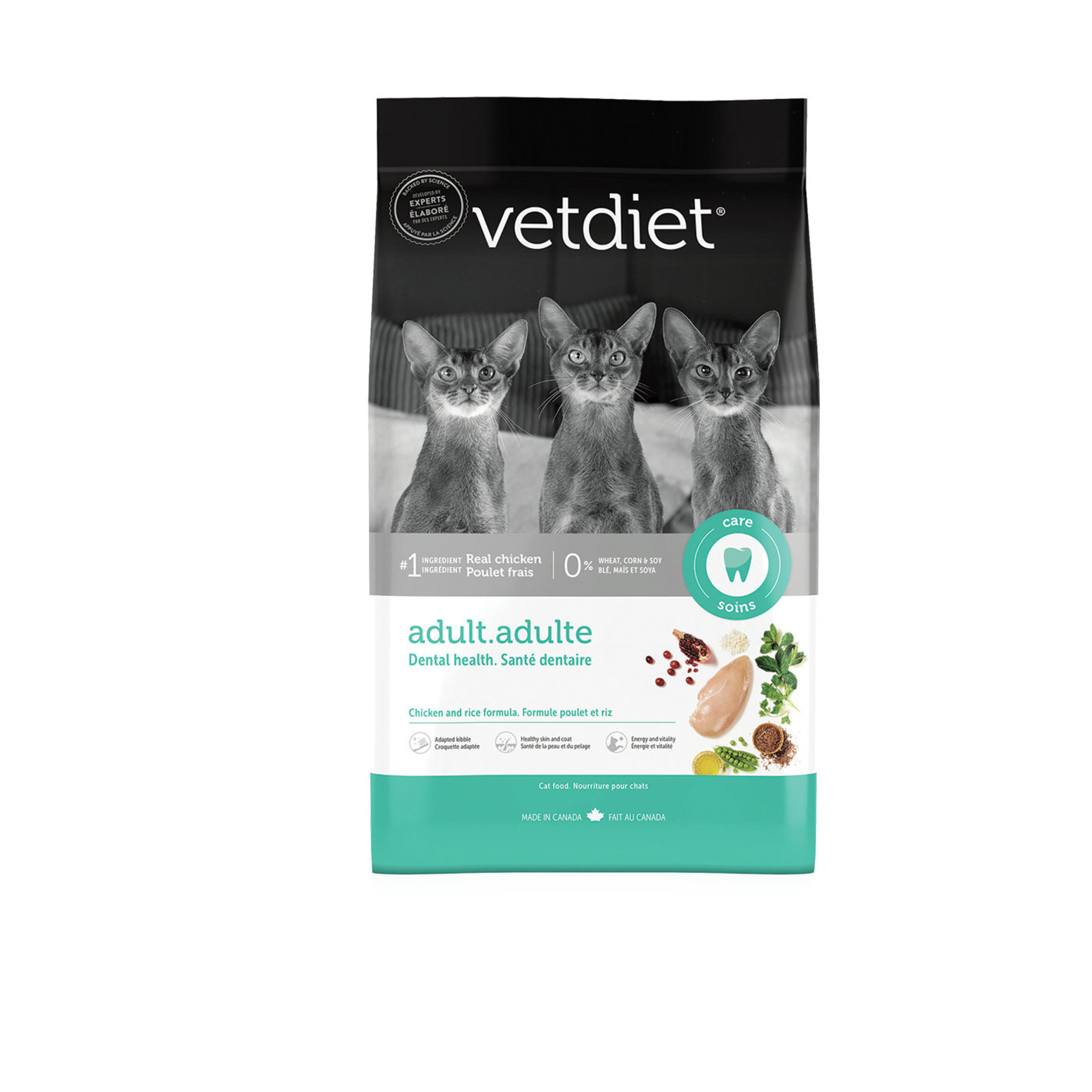 Vetdiet Feline Adult Dental Care Chicken Rice 1.59kg Ren s