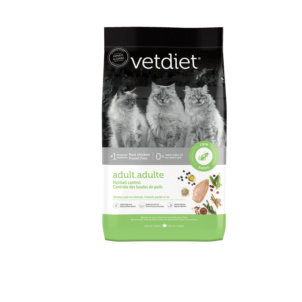 View larger image of Vetdiet, Feline Adult - Hairball Control - Chicken & Rice