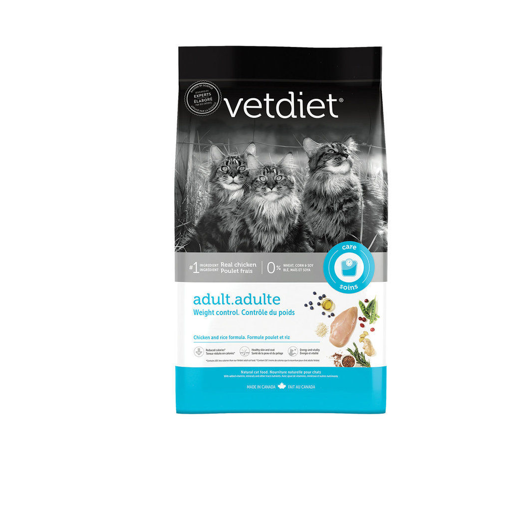 View larger image of Vetdiet, Feline Adult - Weight Control - Chicken & Rice