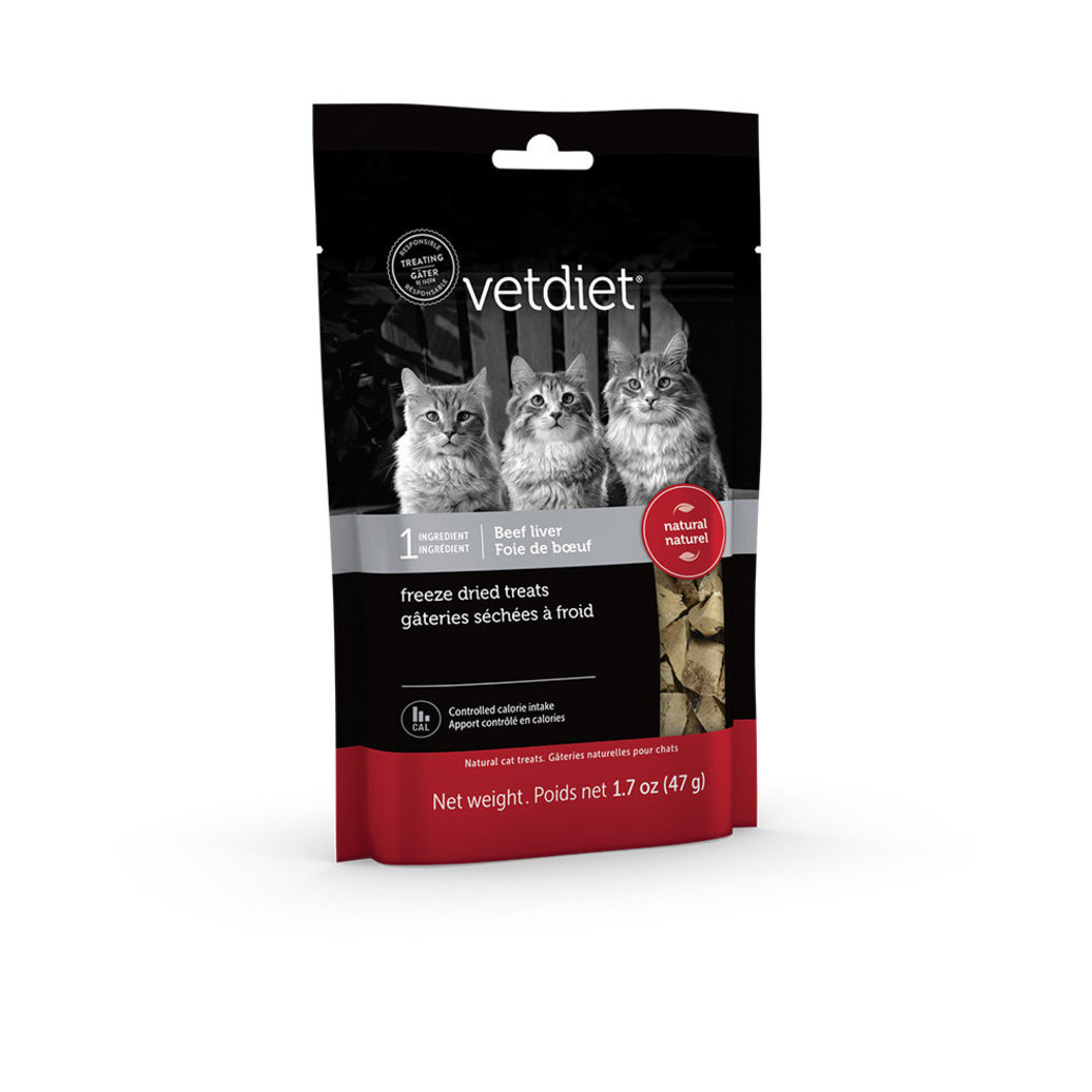 View larger image of Vetdiet, Freeze Dried Cat Treats - Beef Liver - 47 g - Freeze Dried Cat Treat