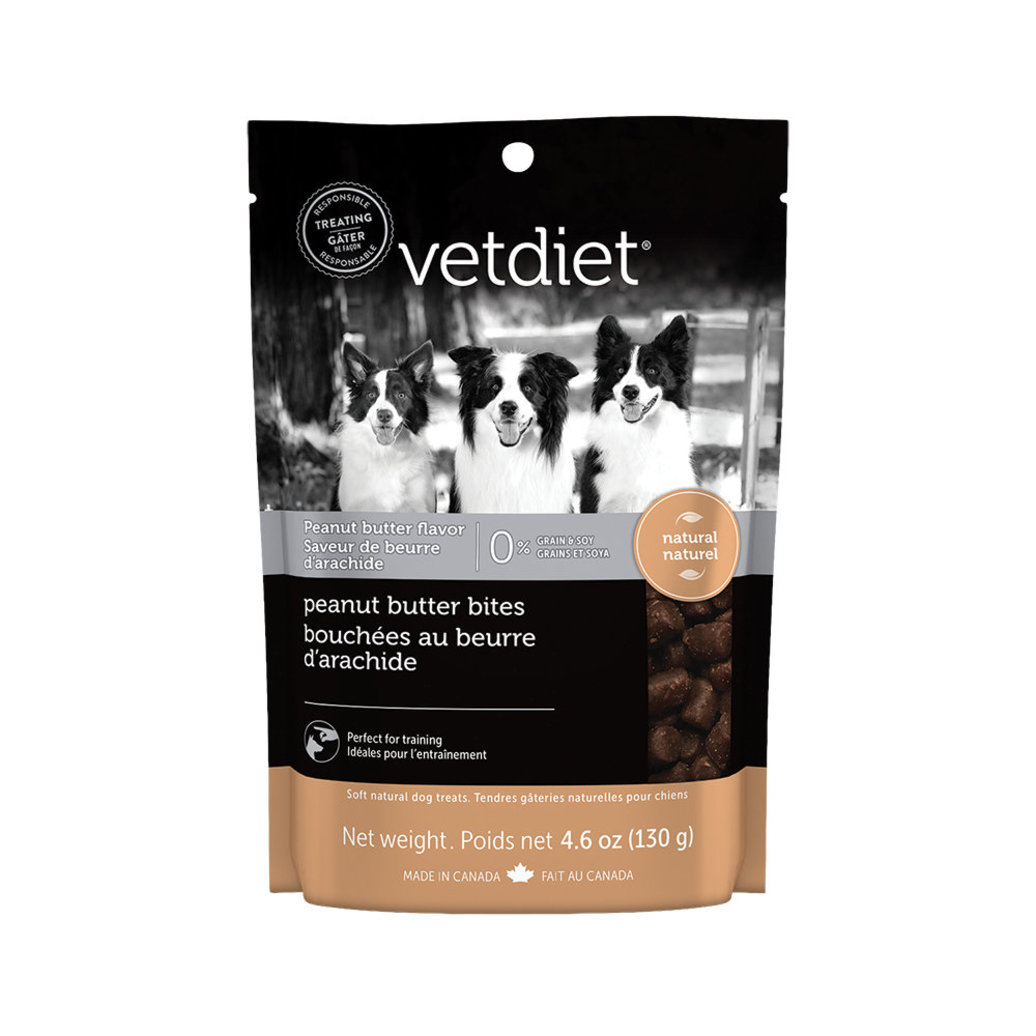 View larger image of Vetdiet, Treat - Peanut Butter Bites - 130 g - Dog Treat