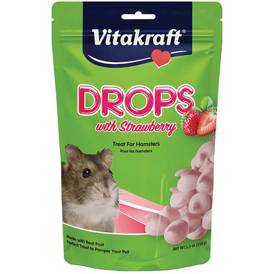 Hamster Drops with Strawberry - 5.3 oz