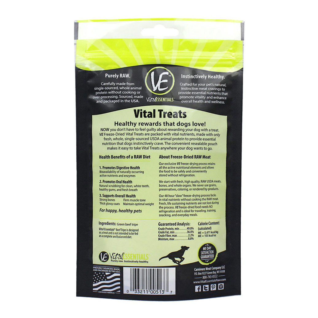 View larger image of Vital Essentials, Freeze Dried Beef Tripe - 65.2 g