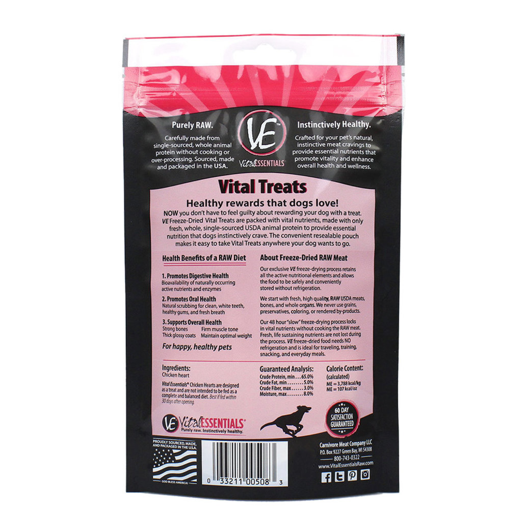 View larger image of Freeze Dried Chicken Hearts - 53.8 g