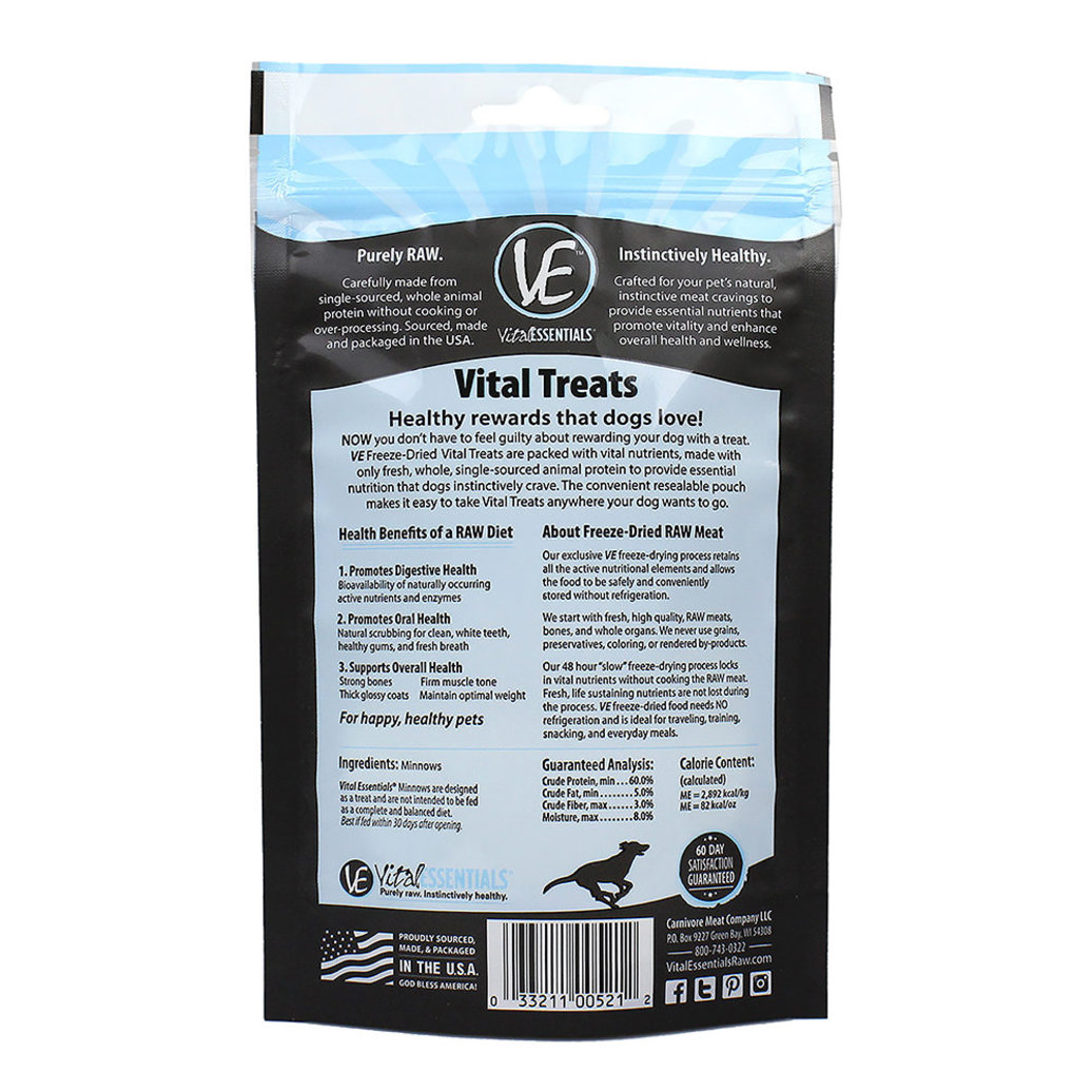 View larger image of Vital Essentials, Freeze Dried Minnows - 28.3 g