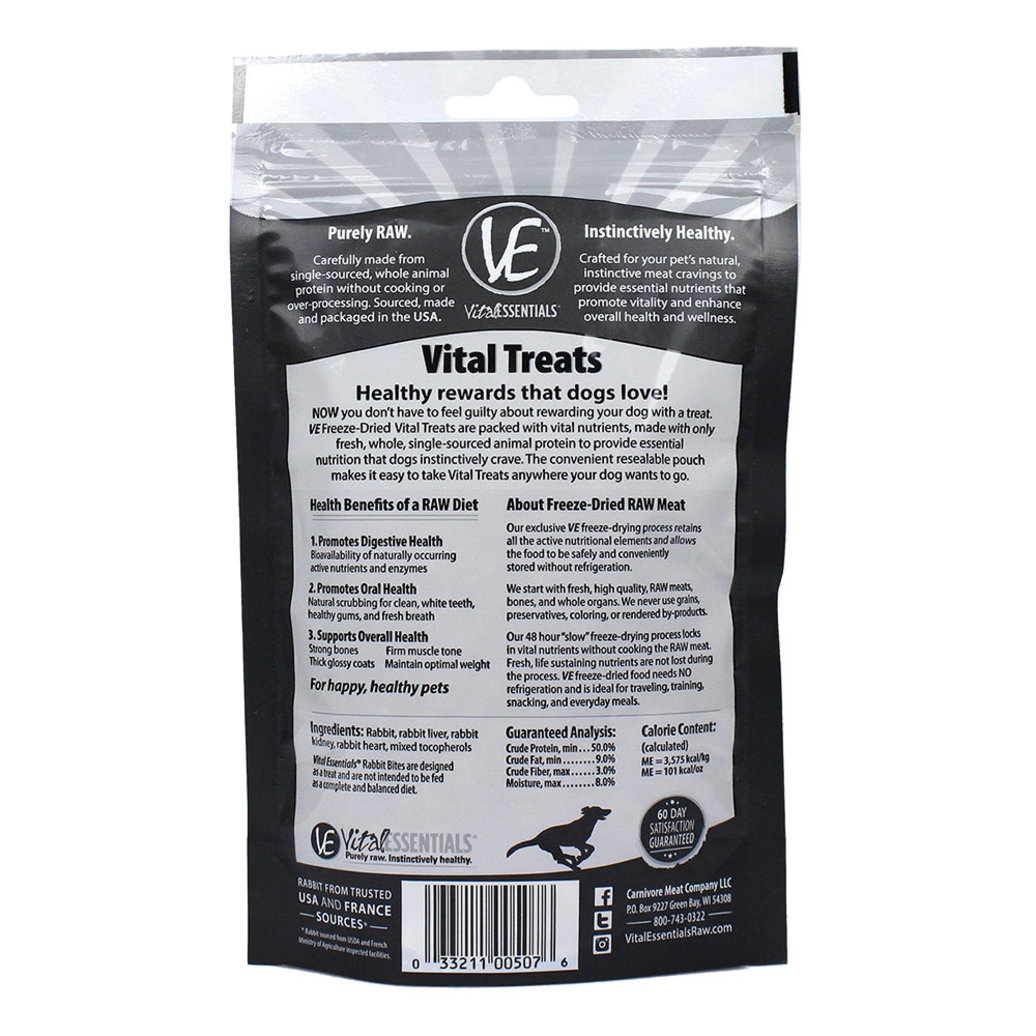 View larger image of Vital Essentials, Freeze Dried Rabbit - 56.6 g