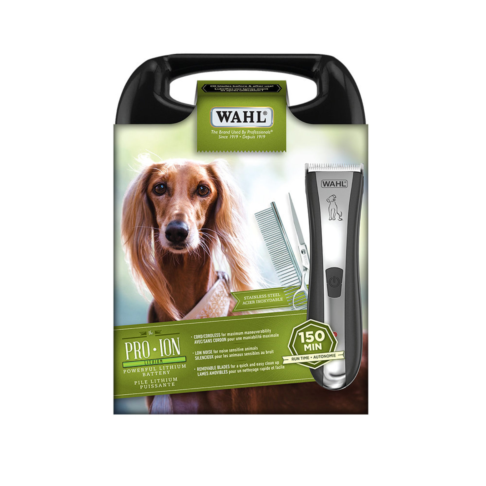 Wahl pro ion rechargeable pet sale clipper kit