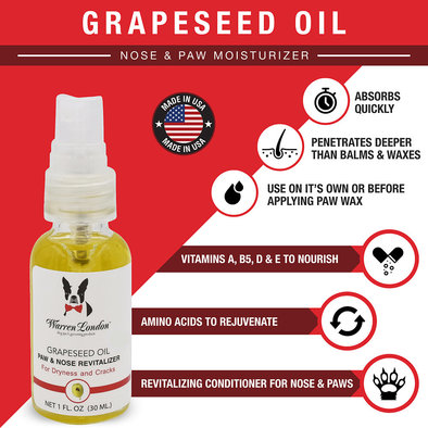 Grapeseed Oil Paw & Nose Moisturizer - 30 ml