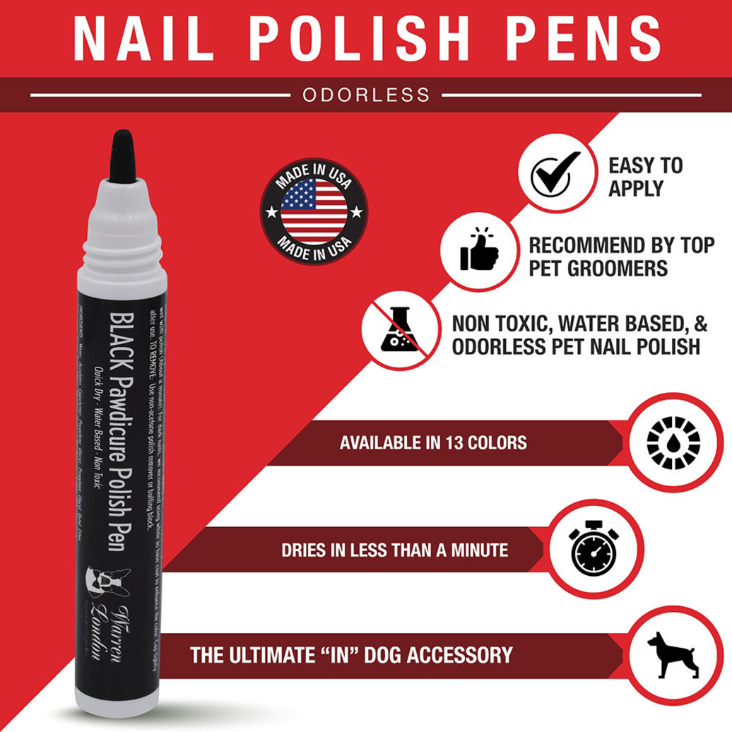 View larger image of Pawdicure Polish Pen - Black - 16 oz