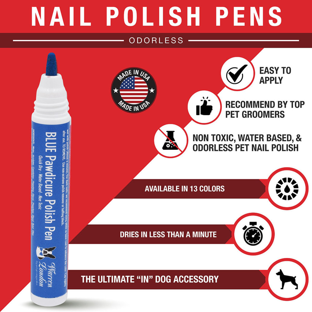 View larger image of Pawdicure Polish Pen - Blue - 16 oz