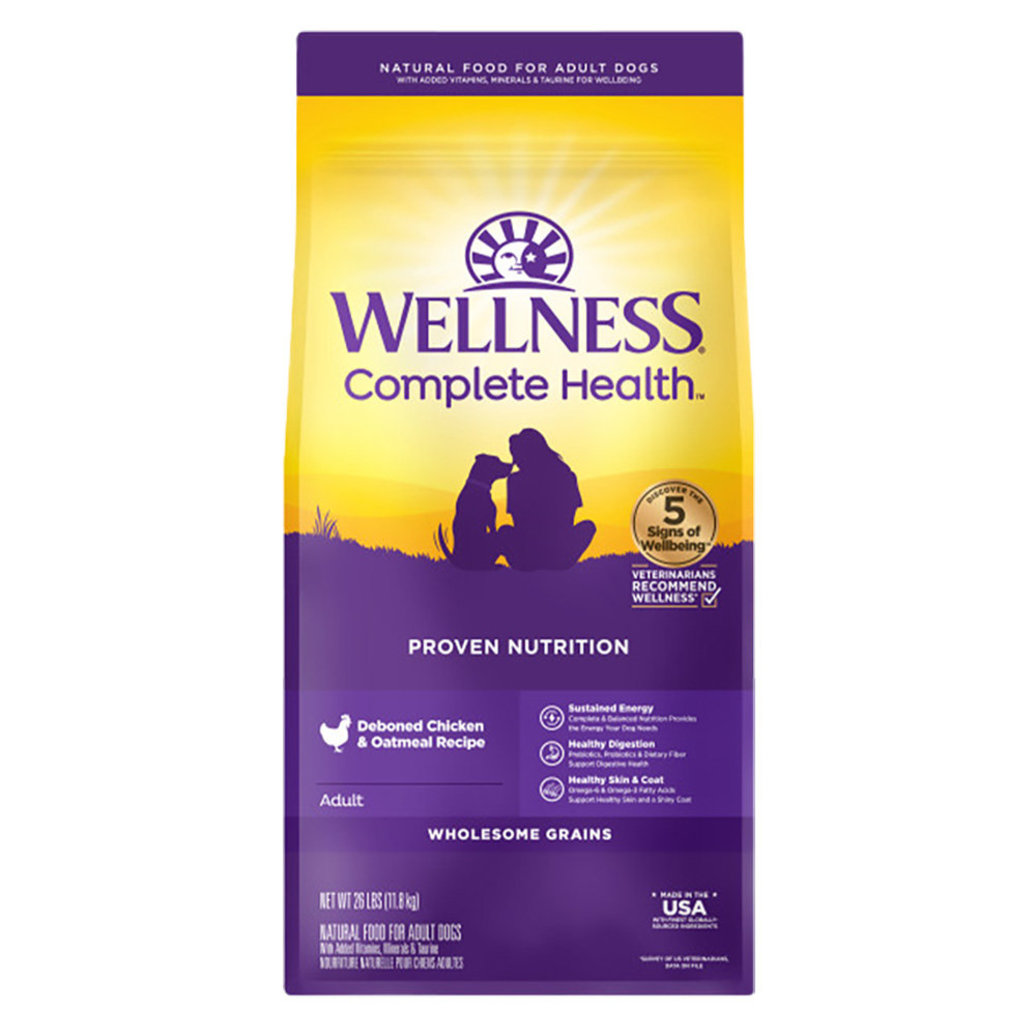 View larger image of Wellness, Adult Complete Health - Deboned Chicken & Oatmeal - 11.8 kg - Dry Dog Food