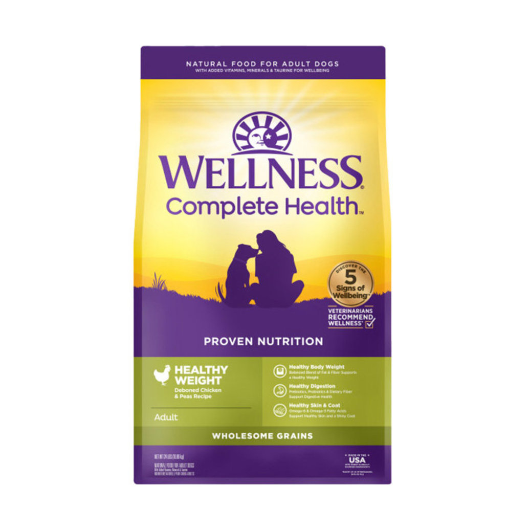 View larger image of Wellness, Adult Complete Health - Healthy Weight Deboned Chicken & Peas - 10.9 kg - Dry Dog Food