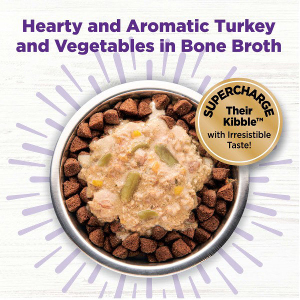 View larger image of Wellness, Bowl Boosters - Hearty Toppers - Turkey & Sweet Potatoes in Bone Broth - 156 g - Wet Dog F