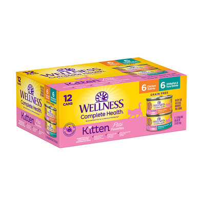 Wellness, Can, Complete Kitten - Variety Pack - 12 x 85 g - Wet Cat Food