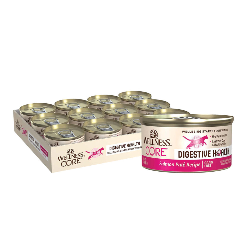 View larger image of Can, Feline Adult - Core Digestive Health - Salmon Pate - 85 g
